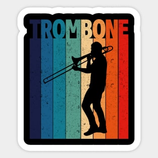 Vintage Trombone Sticker